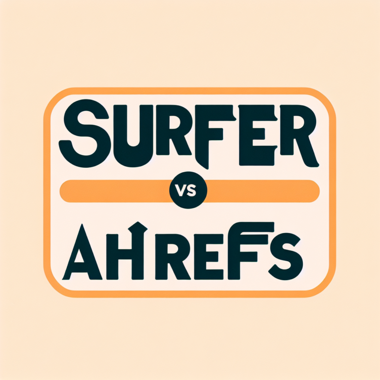 surfer seo and ahrefs