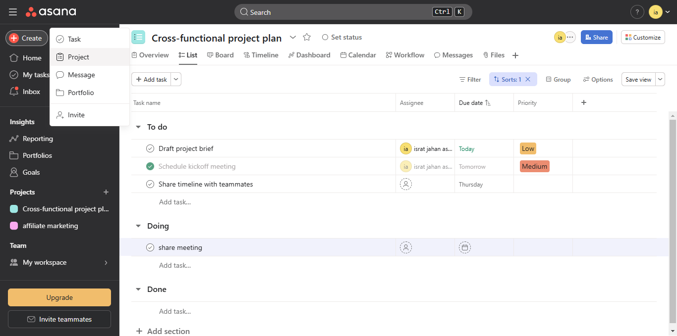 how to create a template in Asana: easy step-by-step guide
