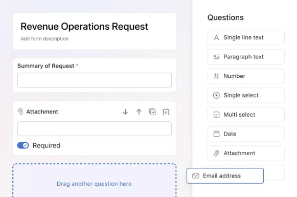 Add fields on asana forms